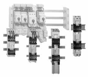 Bulletin 141A Mounting System Bulletin 141A Mounting System Modular Reduces Installation Time Component Modules Easily Added and Removed Pre-assembly of Starters of any kind Pluggable Control