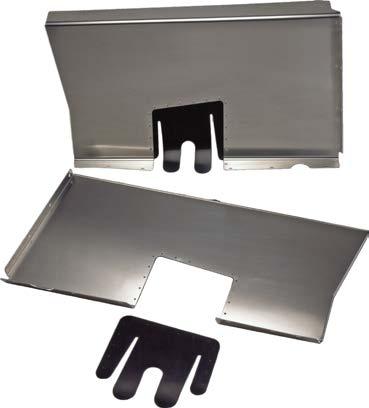 inner fender panels with durable rubber splash flaps and stainless-steel hardware are available.