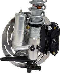 OPTION - High-Rebound Strut VariShock s piggyback-style, 6 travel, drag race strut achieves significantly higher rebound forces than our single-body struts through use of a completely new valve