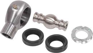 Available with centered or offset pivots for additional tire clearance with