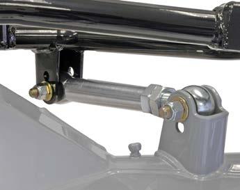 g-link lower arms are also adjustable for wheelbase variations.