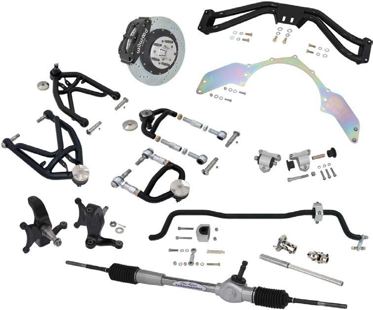Chevy II g-machine Subframe System Suspension and Steering Components A broad range of suspension and steering components enables the system to be custom-outfitted to match your performance