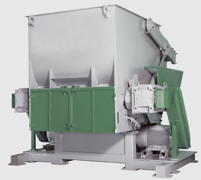 X Series heavy duty shredder The X Series shredders are single shaft shredders with a powerful two speed swing ram design eliminating the risk of blocking and wearing out of internal guide rails.