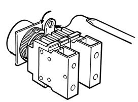 The following diagram provides the dimensions for mounting Large Legend Plates with crimp terminals connected to Switch terminals. 30 22.3 +0.4 0 dia. 22.3 +0.4 0 dia. 25 +0.5 0 dia.