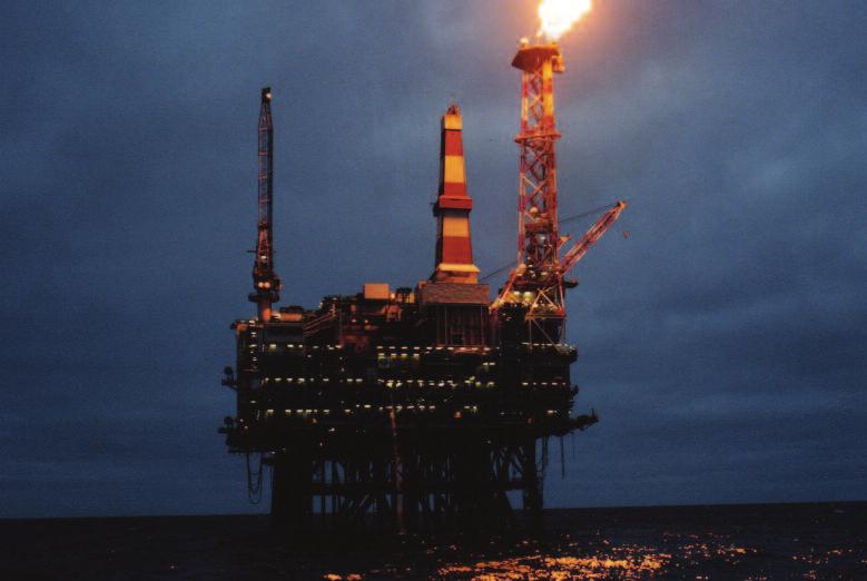 Where offshore oil and gas structures require high notch toughness at low temperatures.