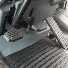 Engines with low emissions (diesel engines as per Directive 97/68/ EU stage 3A). Ergonomic operator workstation The visibility in all directions is class leading enhancing all round safety.