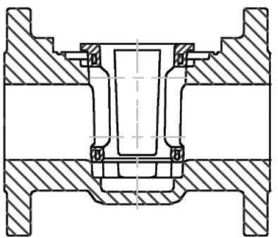 SECTION V VALVE ASSEMBLY 1-6 TSQV WITH SLEEVE NOTE: Part number reference is shown in Figures 1-3, Sec III. 1. Mount body (Part 1) on arbor press or table vise holding one flange.