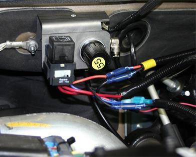You may have to remove the relay and the relay socket holder to enable access to the mounting screw.