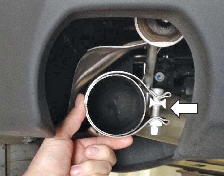 Start the vehicle and check for any exhaust leaks.
