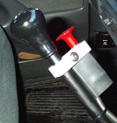 Optional Manual Shifter Switch (Push-Pull Style) Mount the shifter switch onto the shift lever using the clamp supplied (either 5/8 or 3/4 ).