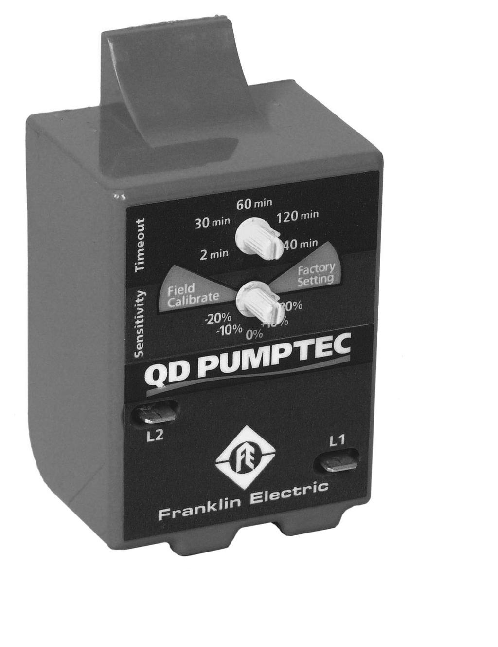 Franklin Electric QD Pumptec The best way to protect a submersible motor and pump Designed and Tested by Franklin Electric for Franklin Electric Accept No Substitutes!