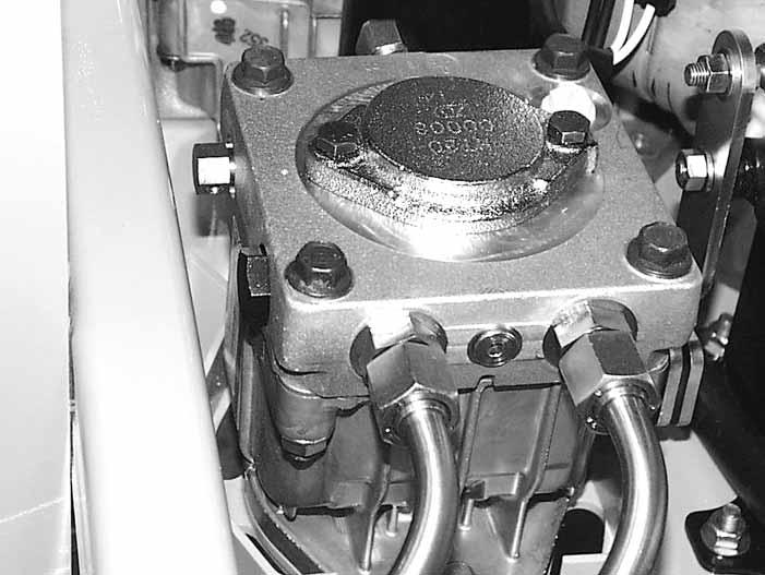 Yanmar Diesel shown Bypass valve Hustler Mini Z shown Figure 3-6 Bypass valve Figure 3-9 Super Z shown CAT Diesel shown Figure 3-7 Bypass valve should be