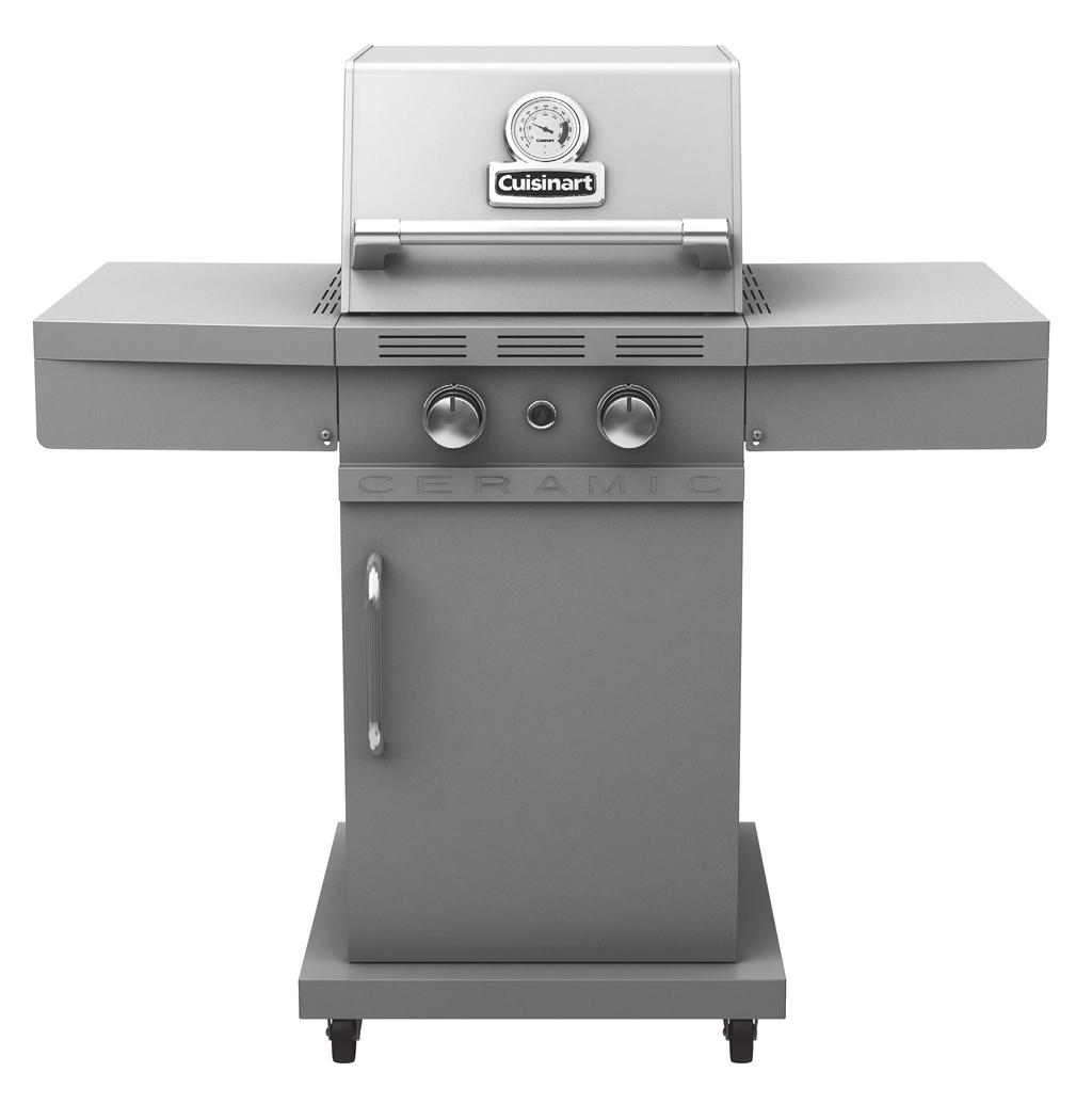 SSEMLY MNUL Cuisinart CERMIC SMLL SPCES 85-3112-4 (G35801) Propane 85-3113-2 (G35802) Natural Gas Read and save manual for future reference. ssemble your grill immediately.
