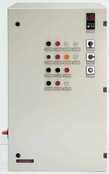 Weishaupt control panels and MCR technology Weishaupt control panels for two stage burners three stage burners sliding two stage burners and modulating burners The basic control panels contain all
