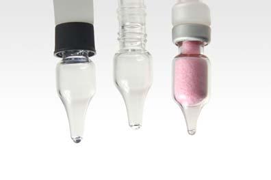 Vials with integrated 0.2ml Glass Micro-insert.