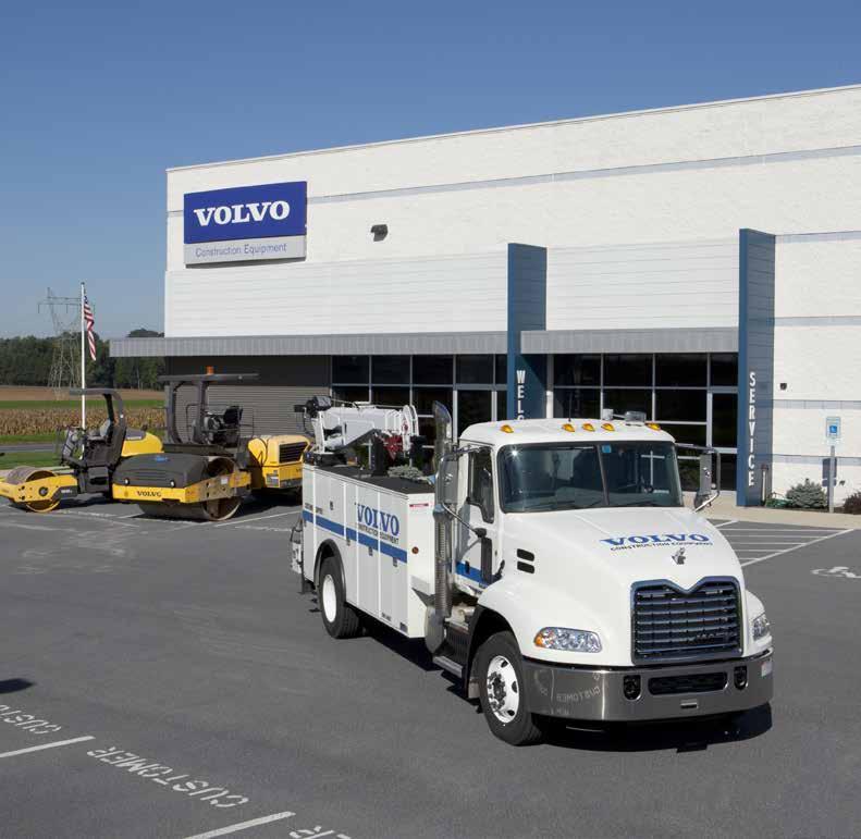 Support network Volvo offers customers access to its first-class dealer support network.
