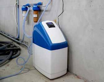Water softener type Simplex Laser installed on carriage The machine is delivered