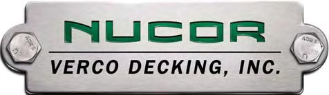 Sales Office 425.883.8250 FAX 425.882.0134 Visit us online at www.vercodeck.com Seattle Sales Office 9.488.80 FAX 9.488.8099 Engineering Office 510.792.