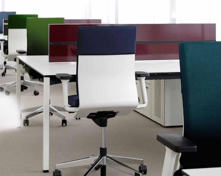 (1/3) Neos task chairs. Harmonious design. Integrated functions. Intuitive handling. For 30 years Wilkhahn has been a standard bearer for simplicity in design.