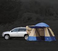 Tent attaches to the rear of your Compass to maximize your storage and sleeping space with liftgate open and stands alone if detached from your vehicle.