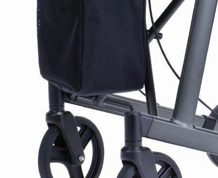 wheels n Adjustable handle height n Easy to fold with the one-handed folding mechanism n