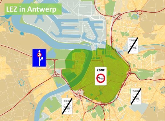 Diesel Recommendations Antwerp Low Emissions Zone Targeted measures for passenger cars From 1/02/2017 onwards From 1/01/2020 onwards From 1/01/2025 onwards Euro 6 admitted admitted admitted Euro 5