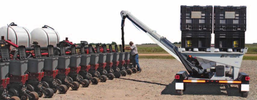 Seed transported by a belt system has less breakage or cracking damage caused by pneumatic or auger systems.