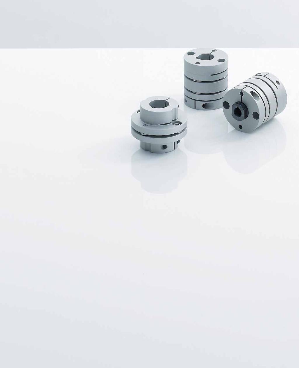 SFC MODEL SFC : A Wide Selection of Metal Plate Spring Couplings Made of High-power Aluminum Alloy Two types of couplings, either a rigid type with one element or a fl exible type with two elements