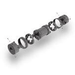 Jaw couplings Dimensions ubs & Spacers G E G 1 DSE 100 mm or 140 mm Jaw coupling spacers are available in 100 mm or 140 mm lengths for sizes 090 to 225.