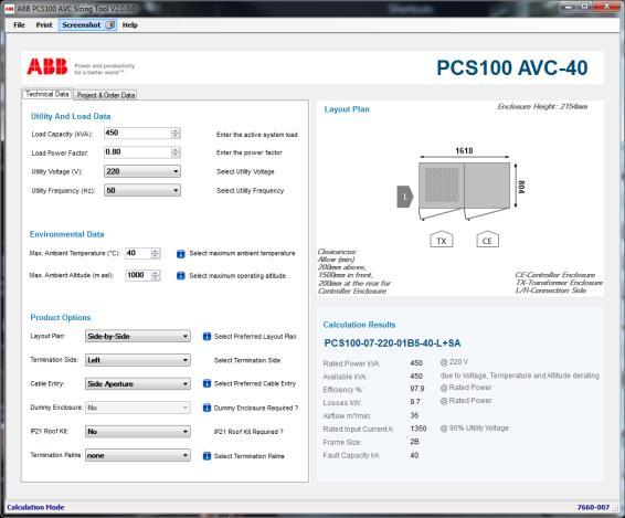 How to Select a PCS100 AVC-40 To select the correct size of the PCS100 AVC-40 for the application the following information should be known.