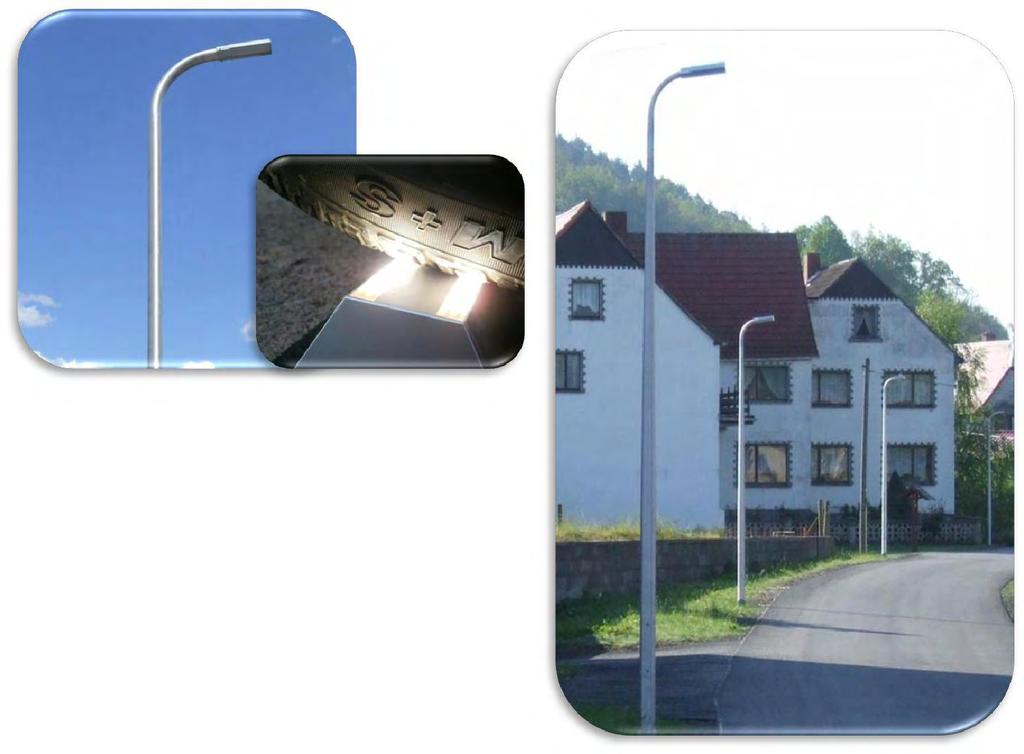 Hexlumi - LED Side-Entry Luminaries low wind resistance and high resistance to vandalism extremely energy-efficient due to optimal LED-thermal management durable and sustainable by the use of approx.