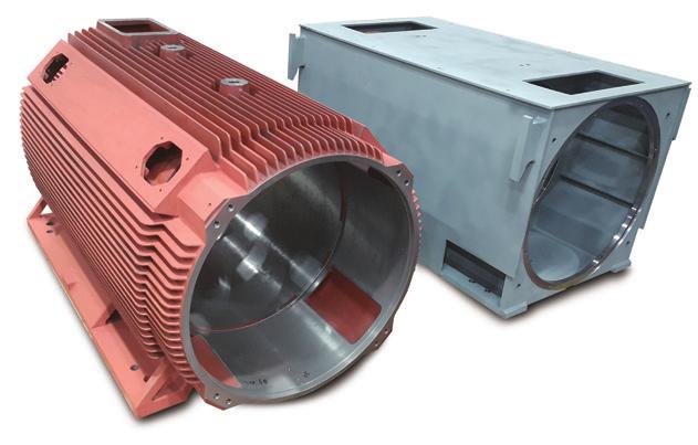 Model Nomenclature Construction of N- SERIES N - New N H D V - E - - - - --- - Steel fabricated or cast iron as a structural component of the motor is available and both of frame types can hold,