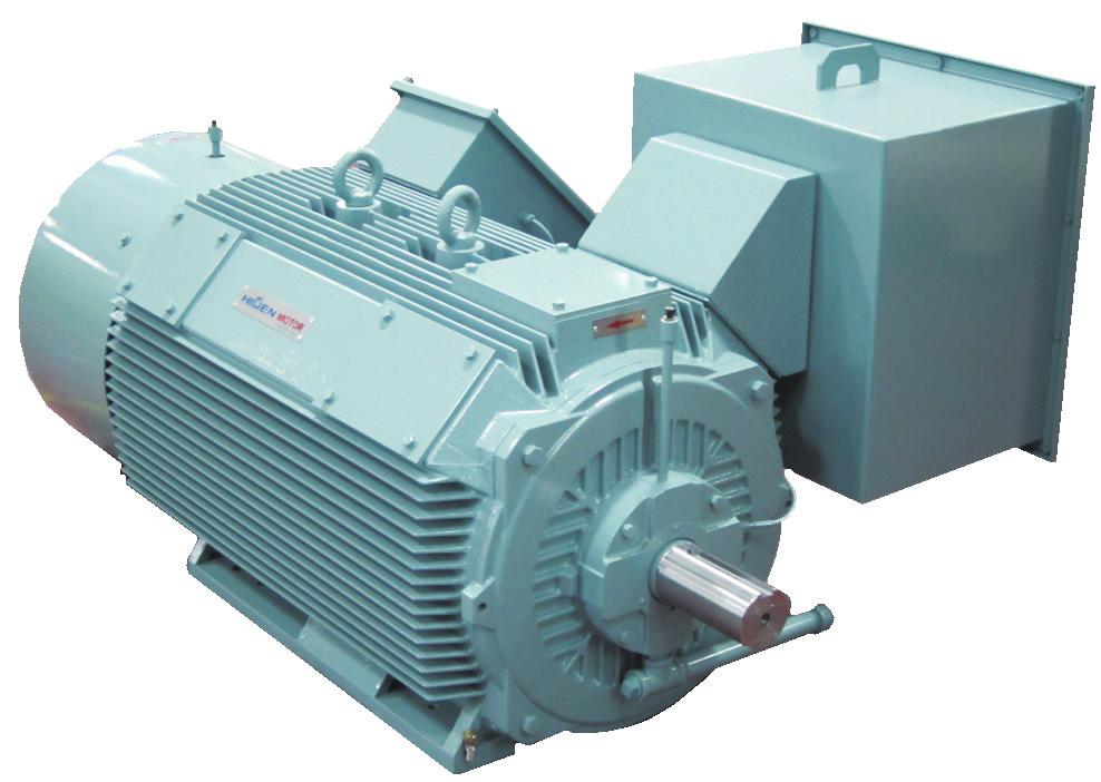 existing motors (steel frame) High efficiency and reduced noise level design Self cooling