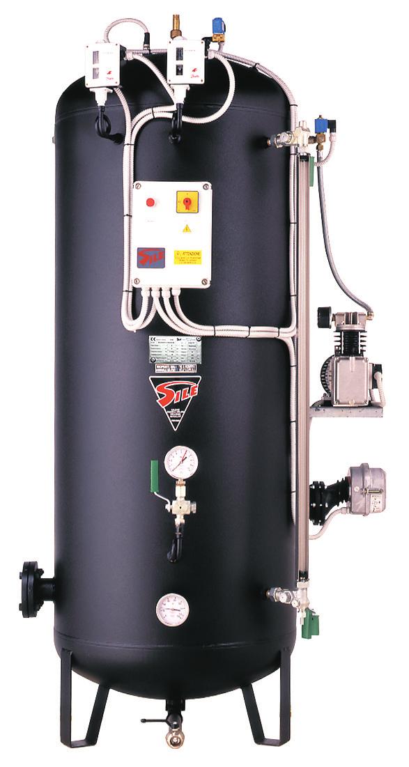 40 20 0 bar 60 80 100 120 Complementary products PACKAGE EXPANSION TANKS Package vertical expansion tanks 5 bar - 120 C for overheated water with constant pressure and variable volume manufactured