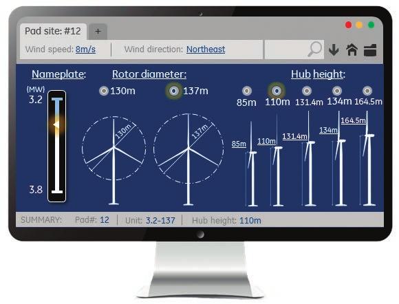 POWERFUL AND EFFICIENT GE s 3 MW Platform Extending the capability of the Digital Wind Farm to our 3 MW machines, GE s powerful and efficient 3.2 3.