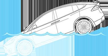 FULLY OR PARTIALLY SUBMERGED VEHICLES FULLY OR PARTIALLY SUBMERGED VEHICLES Treat a submerged Model X like any