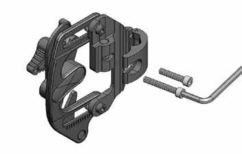 Ride Java Back Support Owner s Handbook 3 Mounting Hardware The mounting hardware fits all common wheelchair frame tubing from