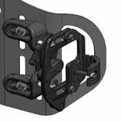 Check to make sure the back shell detaches easily by lifting up on the latch lock components (see Illustrations 21-23) and pulling the back shell upward and forward.