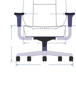 Shown with Deluxe Comfort Headrest option IRON HORSE SEATING 4000 Seat Slider 24.00 21.00 18 to 21 22.00 29.