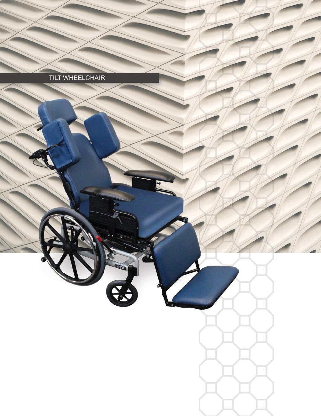 NV TILT The NV TILT is a light weight tilt chair designed for adjustment and maneuverability.