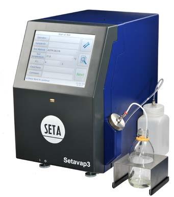 SetaVap 3 is extremely easy to operate and can be calibrated in the field, its large colour touch screen allows single press to test functionality and minimises operator involvement.