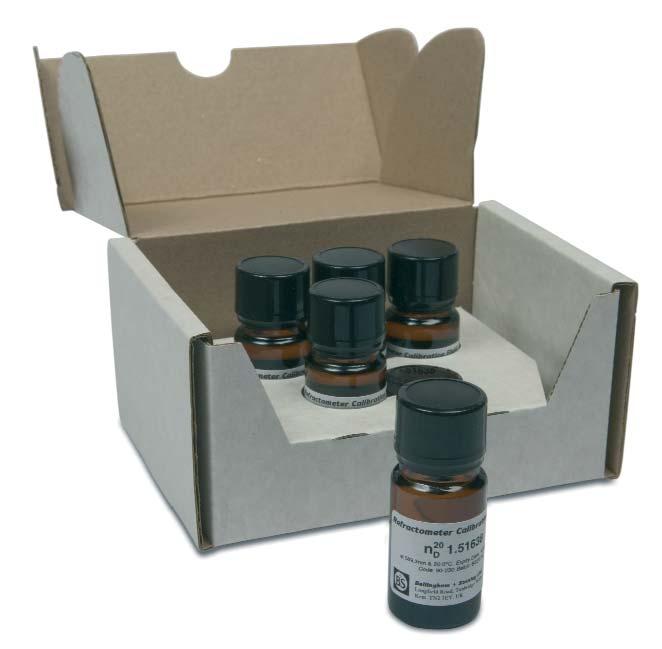 Oil RI Standards Calibration Oils are one of the most commonly used materials for calibrating refractometers as they have good traceability, particularly to NIST.