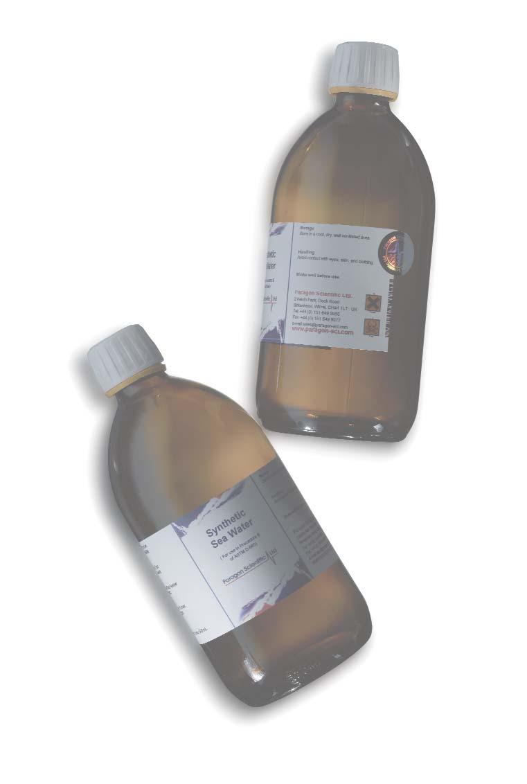 Synthetic Sea Water A high quality analytical reagent manufactured and certified compliant for use in ASTM D 665 / IP 135 the Standard Test Method for Rust-Preventing Characteristics of Inhibited