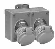 Explosionproof, Delayed Action Dead-End Feed-Thru Catalog Numbers Type Hub Size 20A 125-250VAC