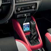 STYLISH FEATURES The gear stick