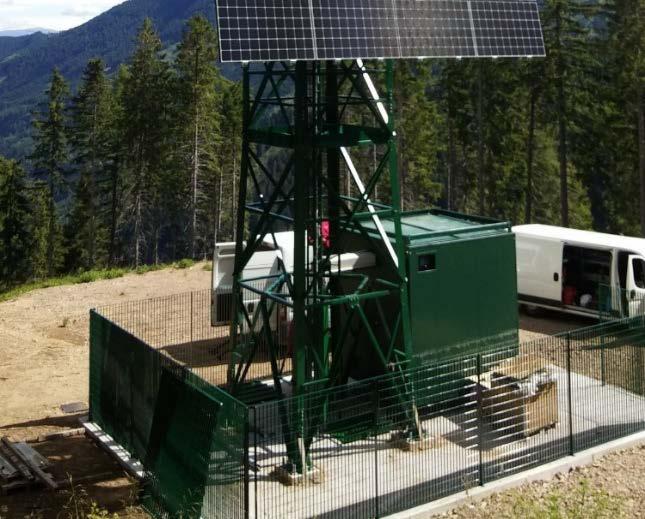 Location: Italian Alps, North Italy Average power requirements: