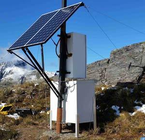system for the Haast Pass radio system was to supply energy to the