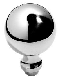 P9953-xx P8056-A, B Door knob + BMA SIZE A Knob Ø: A = 45mm; 1 3 /4 B = 57mm; 2 1 /4 Projection: A = 77mm; 3 B = 86mm; 3 3 /8 Spindle: 8mm