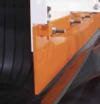 Improves liner and skirtboard sealing system performance without adding additional conveyor construction cost.