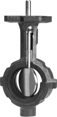 2000/3000 Series Butterfly Valves * Threaded Collar Bushing for positive stem retention (blowout proof) Body and Stem O-ring Seals of EPDM, Buna-N or Fluorocarbon.